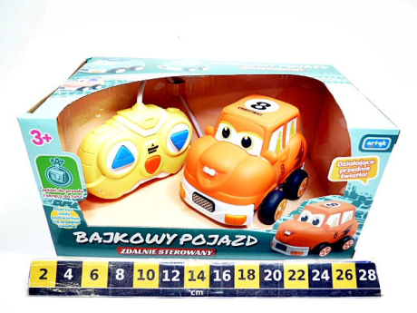 BAJKOWY POJAZD R/C POMARANCZOWY 2490