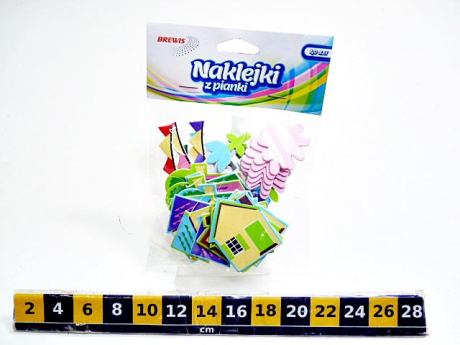 NAKLEJKI Z PIANKI PVC51 KWIATY/DOM 3984