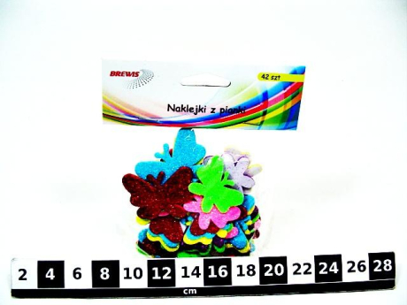 NAKLE.MOTYLE PIANK.42SZT 0839