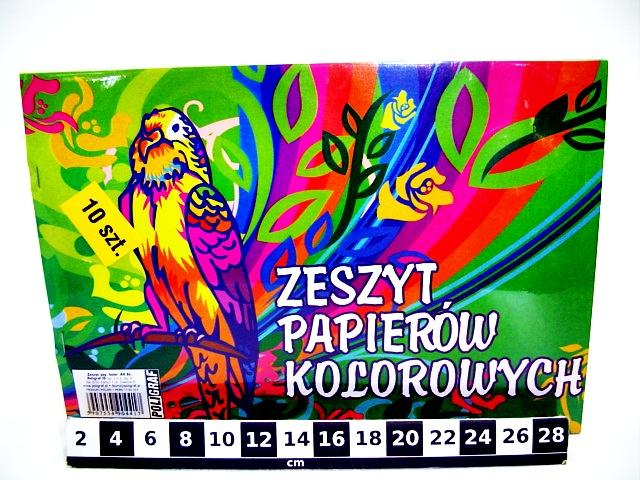 ZESZYT PAPIEROW KOLOR. A4 4417