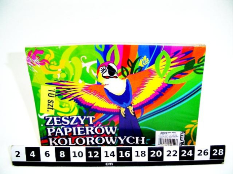 ZESZYT PAPIEROW KOLOR. A5 4400