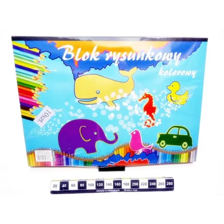 Blok rysunkowy A3 kolorowy 20K PG070 | Hurtownia zabawek Bonk