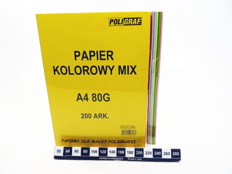 PAPIER KOLOROWY A4 80G A200 3137