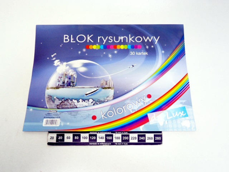 BLOK RYS.KOLOR A3 DE LUX 30K 1706