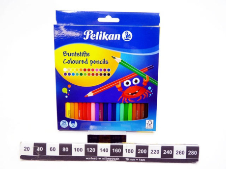 KREDKI 24 KOLORY PELIKAN 4014