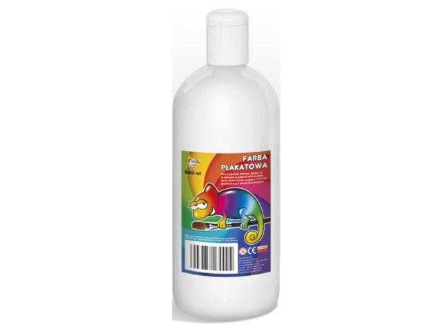 FARBY PLAKATOWE 500ML BIALA 0058