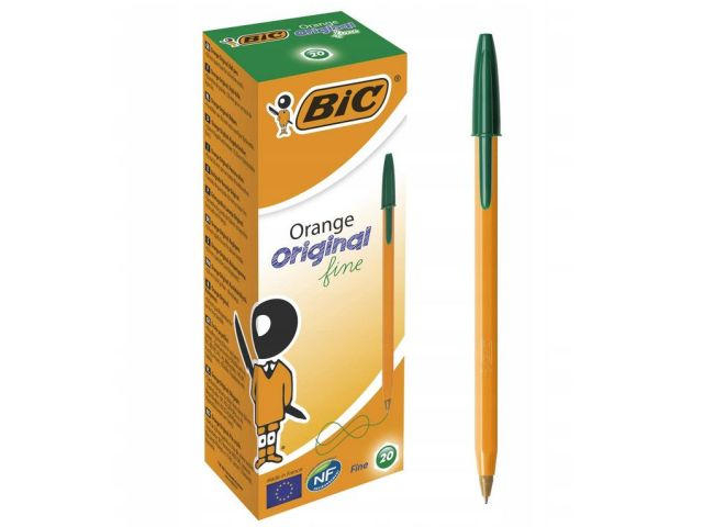 DLUGOPIS BIC ORANGE ZIELONY 20SZT. 1137