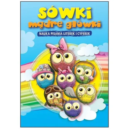 Mądre Sówki 2071 Kolorowanka z Naklejkami OK169 | Hurtownia Bonk