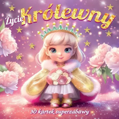 Życie Królewny 4747 OK302 Kolorowanka z Naklejkami | Hurtownia