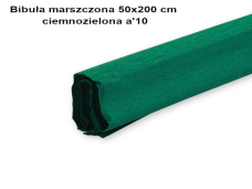 BIBULA 50x200 CIEMNOZIELONA a'10  2547