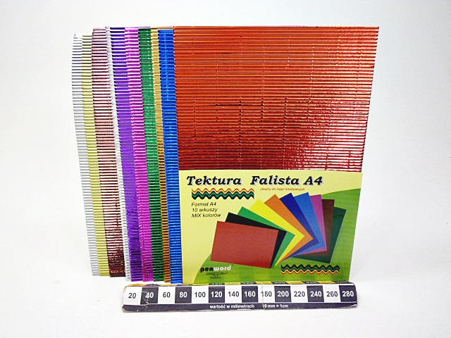 TEKTURA FALIS.A4 METALI.MIX 10SZT 2892