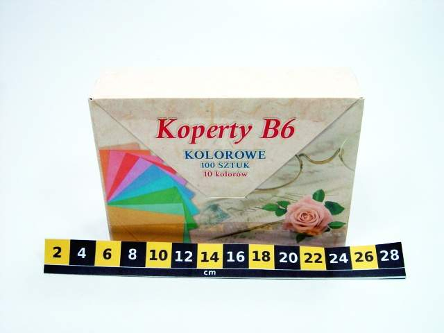 KOPERTY KOLOR B6 (100SZT) 0897