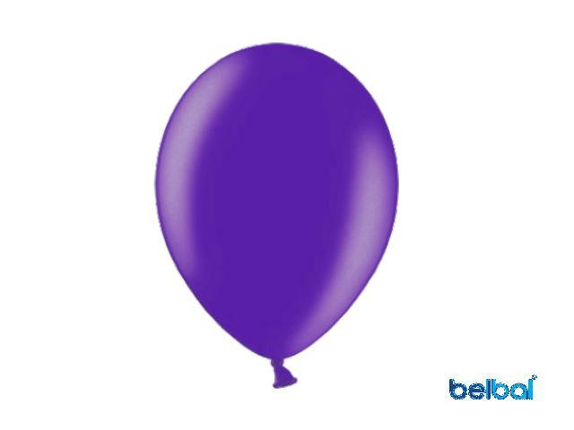 BALON METALIC 23CM FIOLETOWY 100SZ 9305