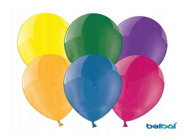 BALON METAL 27CM MIX KOLOR 100SZT B85 45