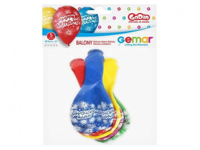 BALON PREMIUM HAPPY BIRTHDAY 5SZT 1748