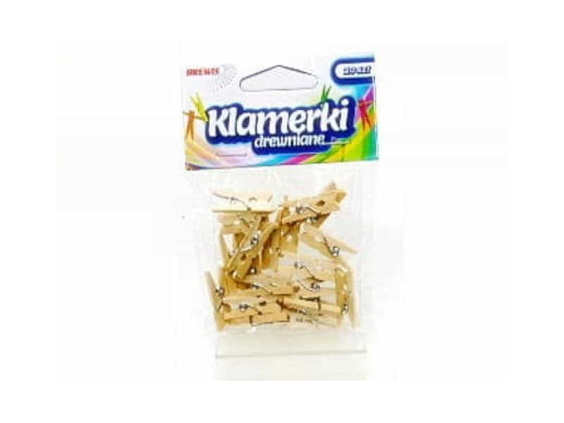 KLAMERKI NATURALNE 2.5CM SPN25 7937