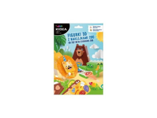 FIGURKA 3D Z NAKLEJKAMI ZOO KIDEA 4536