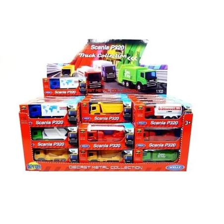 Welly Truck Scania Mini Model Metalowy 9857 - Hurtownia F.H. Bonk