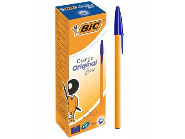 DLUGOPIS BIC ORANGE NIEBIESKI OP.20SZT