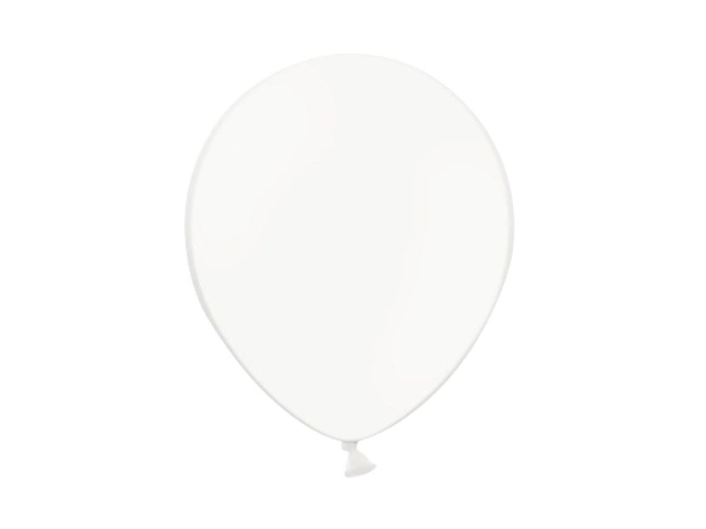 BALON PASTEL 23CM BIALY 100SZT 0661