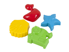 FOREMKI DO PIASKU ZESTAW 4SZT 0056
