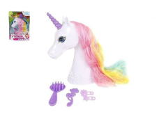GLOWA JEDNOROZCA 20CM DO CZESANIA 6041