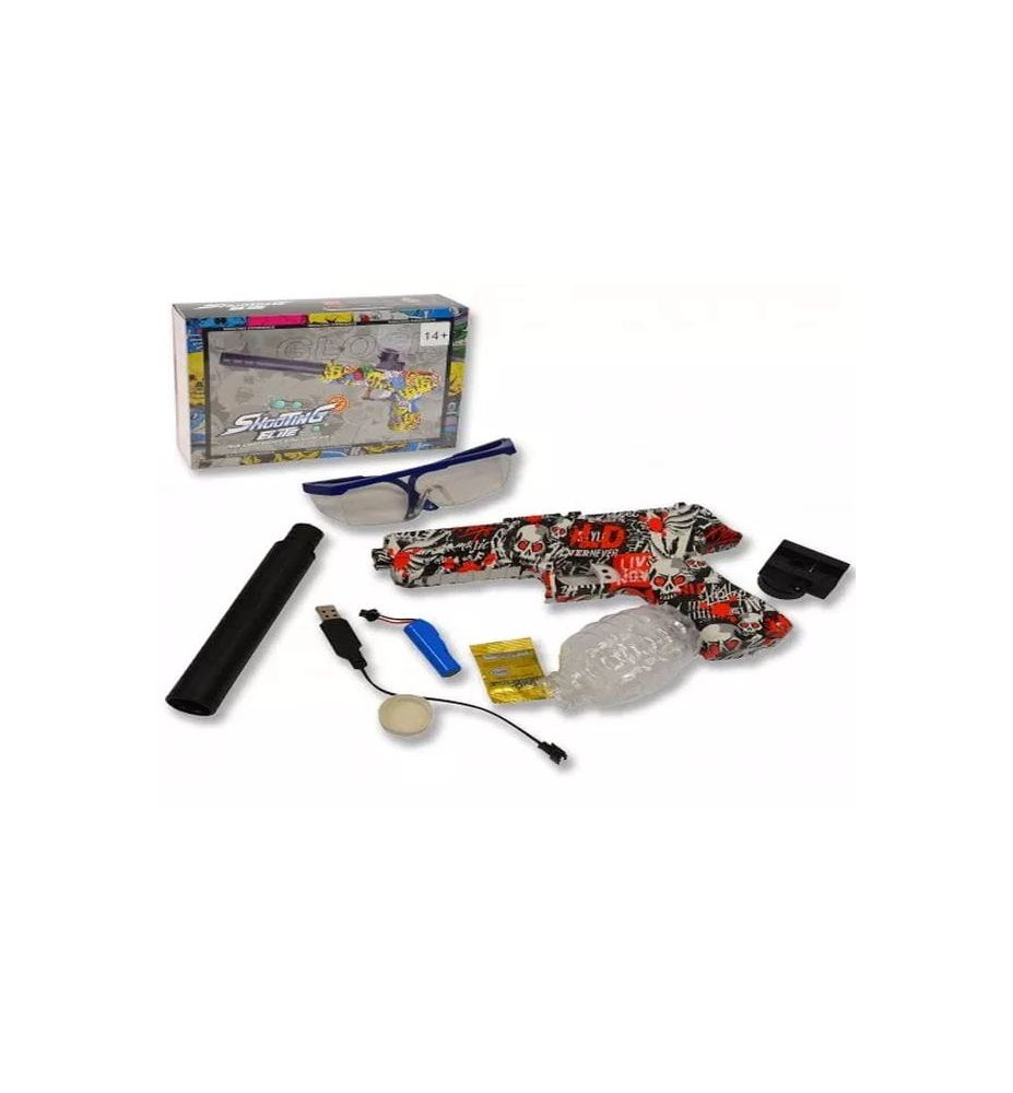 PISTOLET AUTOMAT. KULKI ZEL LAD.USB 6067