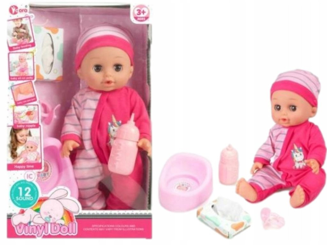 LALKA BOBAS Z DZWIEKIEM + AKCESORIA 8749