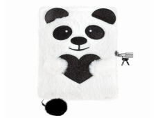 PAMIETNIK PLUSZOWY Z KLODKA PANDA 0798