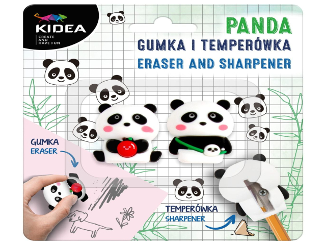 GUMKA I TEMPEROWKA PANDA KIDEA 5878