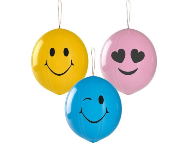 BALON PREM. USMIECH PILKI 3SZT 2024