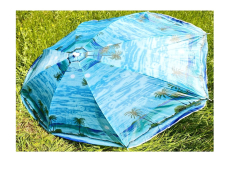 PARASOL OGRODOWY NIEBIESKI PALMY 4509