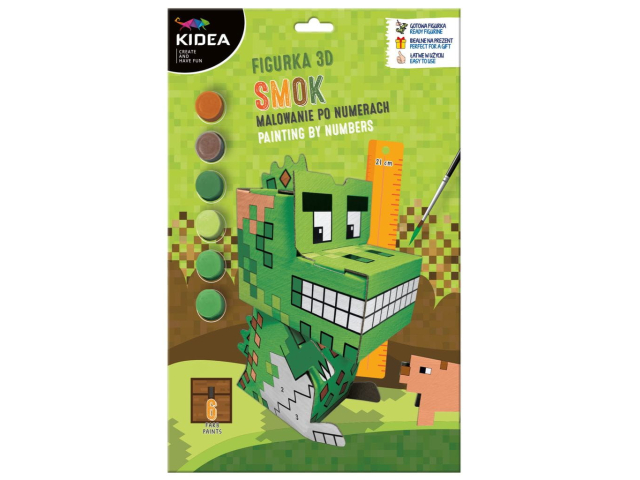 MALOWANIE PO NUMERACH SMOK 3D 8514