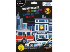 WYDRAPYWANKA Z KOLOROWANKA POJAZDY 7025