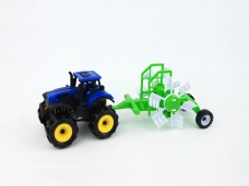 TRAKTOR Z PRZYCZEPA POD KLOSZEM 3264