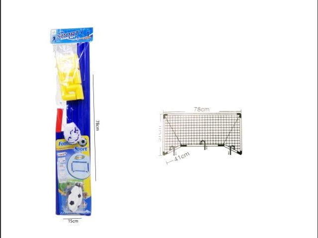 BRAMKA Z PILKA 78x57x41CM 2589