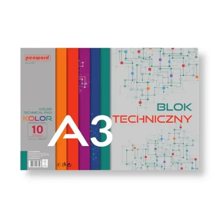Blok Techniczny A3 Kolor 180g PS676 - Hurtownia F.H. Bonk