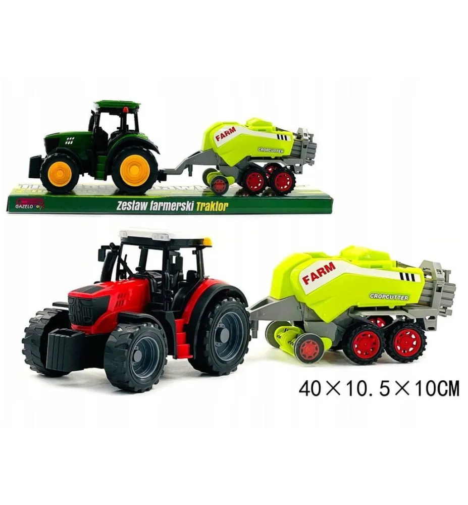 TRAKTOR Z MASZYNA ROLNICZA 1600