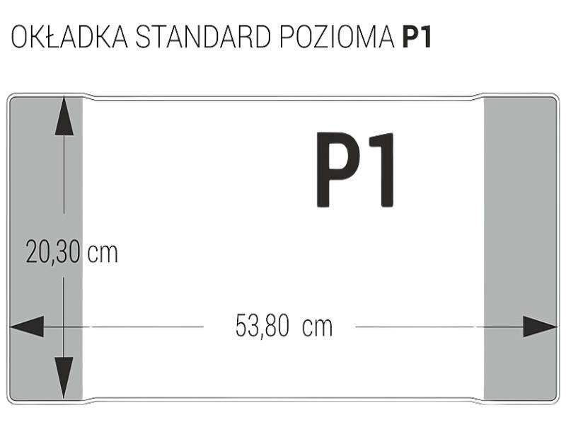 OKLADKA P1 25SZT. BEZBARWNA 203X539 9452