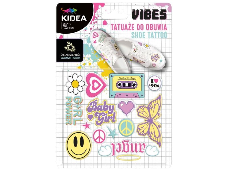 TATUAZE DO OBUWIA SWIECACE W CIEMN. 5922