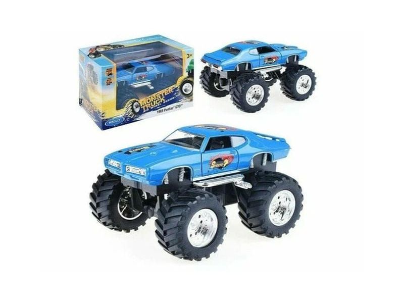 AUTO MONSTER TRUCK DUZE KOLA METAL 3700