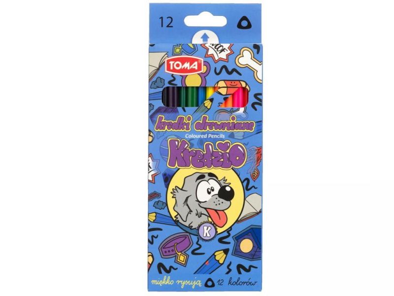 KREDKI TROJKATNE KREDZIO 12SZT 1832