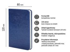 KALENDARZ B7 PREMIUM LUX 2026 6016