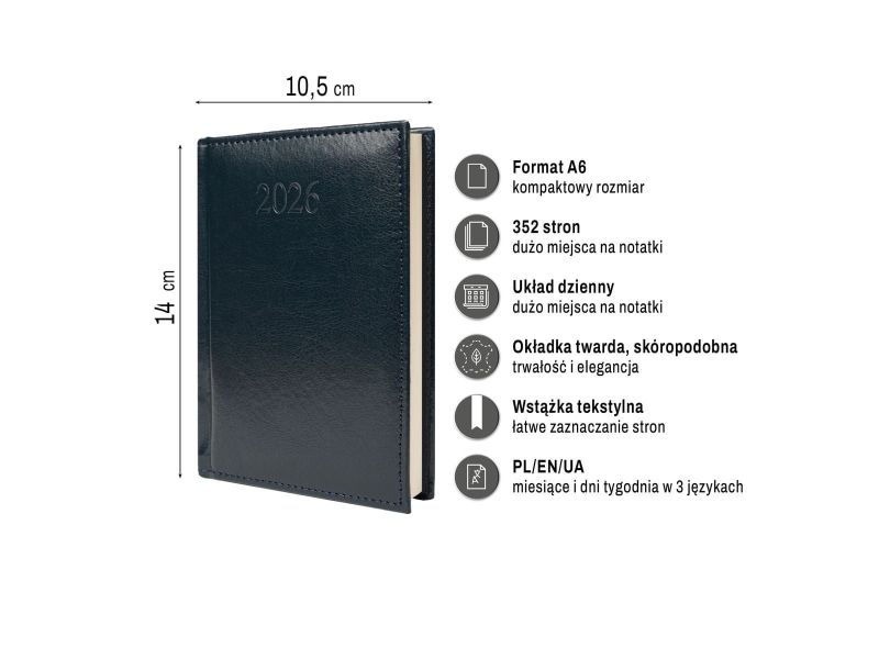 KALENDARZ A6 FIGARO 2026 5989