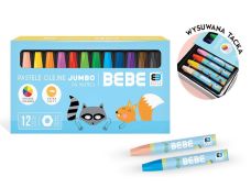 PASTELE OLEJNE JUMBO 12KOL BEBE KIDS 653