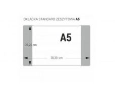 OKLADKA A5 ZESZYT OP 10SZT 9480