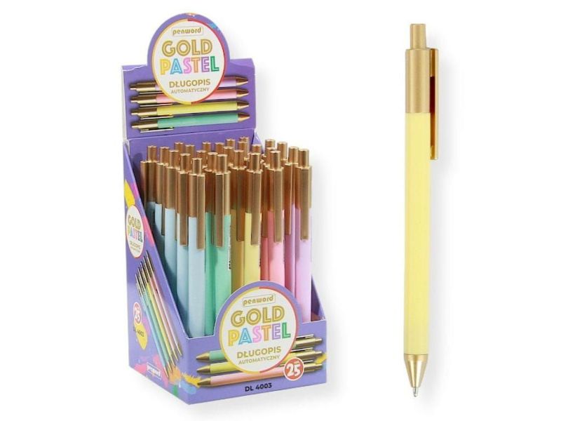 DLUGOPIS GOLD PASTEL NIEBIESKI A25 3086