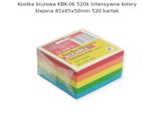 KOSTKA BIUROWA KLEJONA KOLOR 85X85 9799