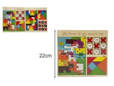 UKLADANKA DREWNO PUZZLE/ANG/LOG. 8738