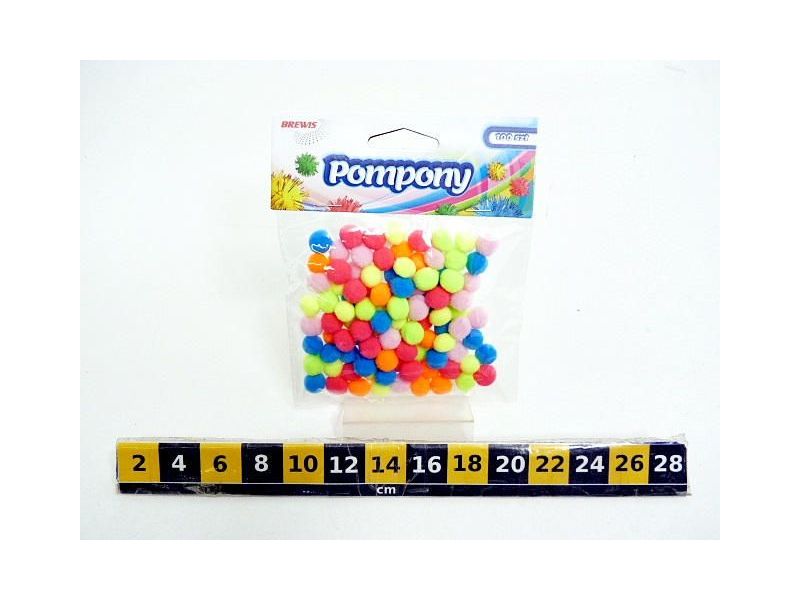 POMPONY POM28 MIX KOLOROW 8125